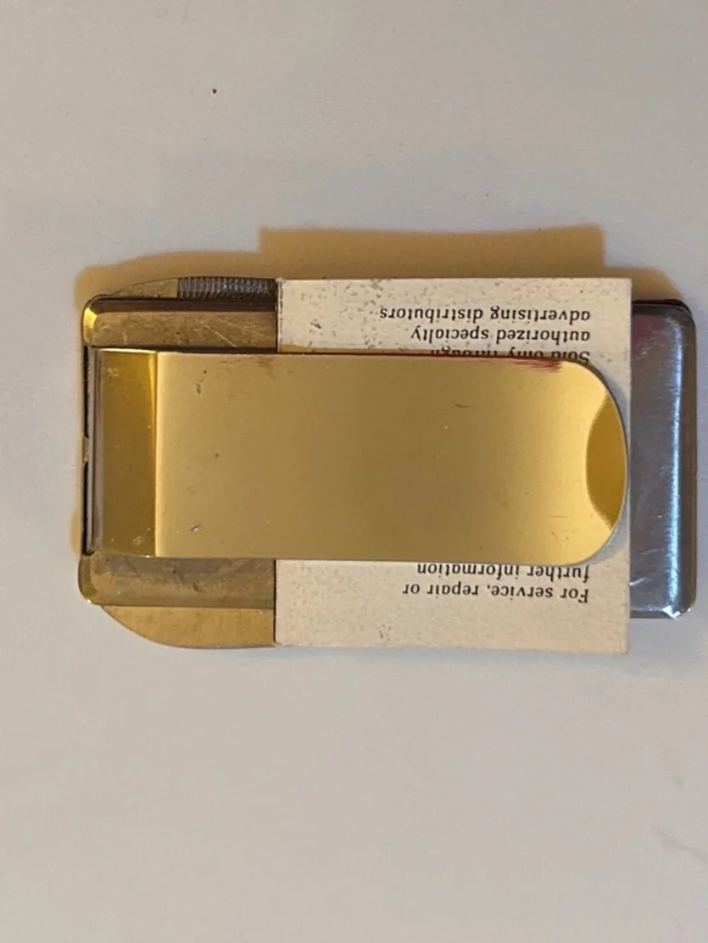 Vintage Ferrothane Flecto Money Clip Pocket Knife File